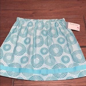 Pearly Grey Teal Skirt👗